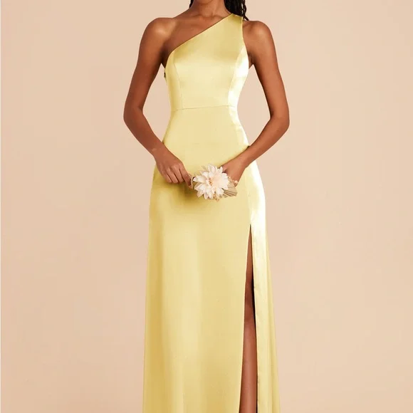 Birdey Grey Kira Matte Satin Dress - Lemon Sorbet
M - Picture 3 of 8